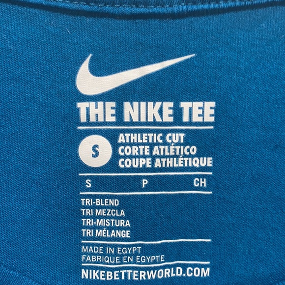 The Nike Tee Turquoise Blue Women’s Size S - Picture 3 of 4